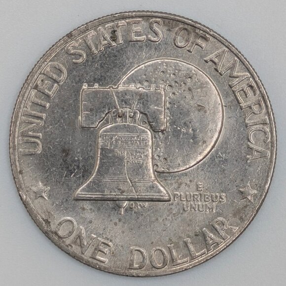 1976 Eisenhower Silver Dollar Coin (No “S” Mint Mark) – Double Die - Picture 2 of 6